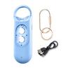 Wiederaufladbarer Sicherheitsalarm-Schlüsselanhänger 130dB Lauter Alarm mit LED-Blitzlicht Schlüssel Rucksack Wasser