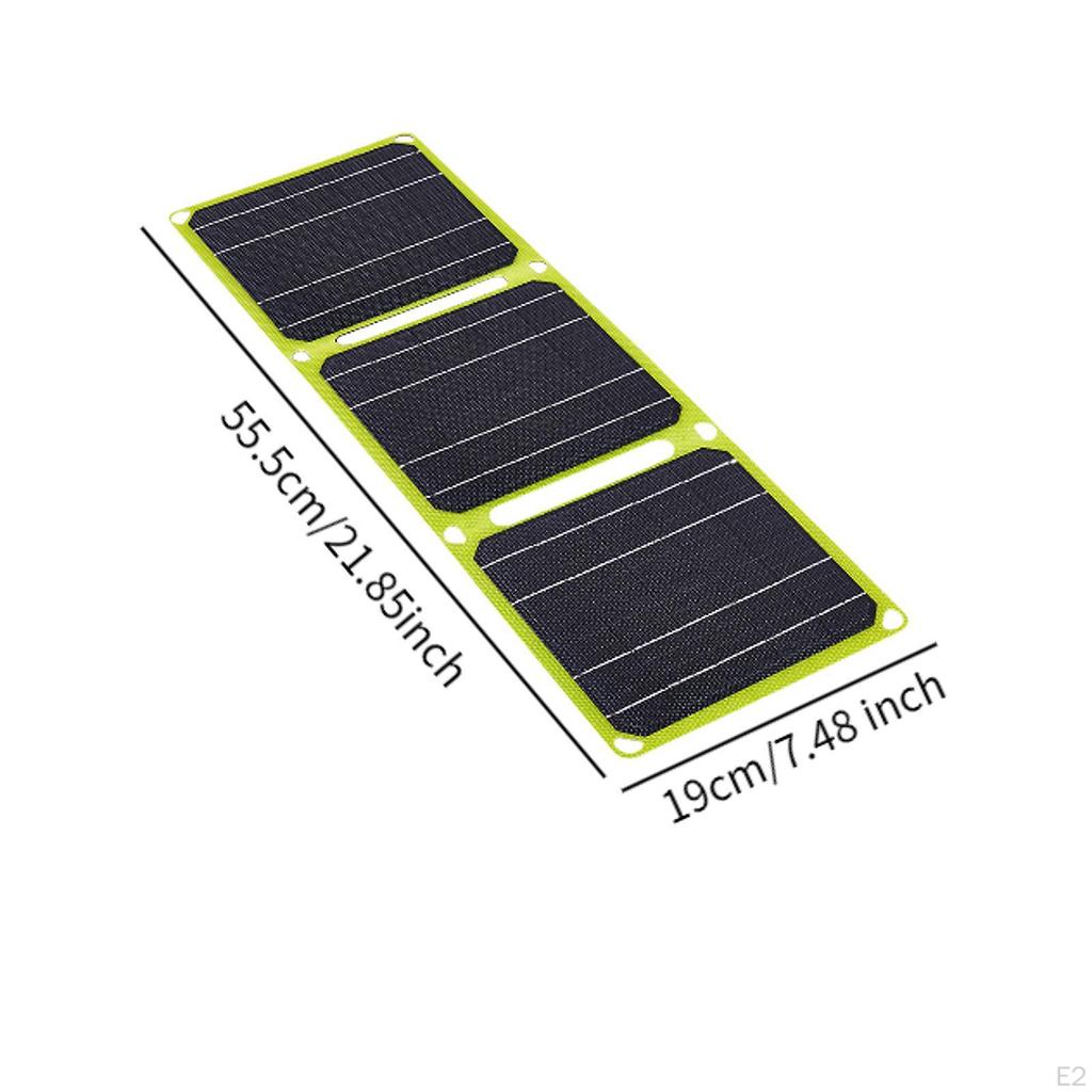 Foldable Solar Panel 3 Folding 40W Lightweight USB Charging Portable Power Station for Outside