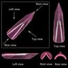 Salon Nail Extension Mold Paperless Fast Drying Light Cure Technology Natural Tip Shape Reusable for Artificial Nail