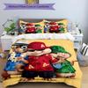 3-teiliges Alvin und die Chipmunks Bettwäsche-Set Bettbezug Verschluss Enthält 1 Bettbezug & 2 Kissenbezüge, Weich und Bequem für Alle Jahreszeiten.