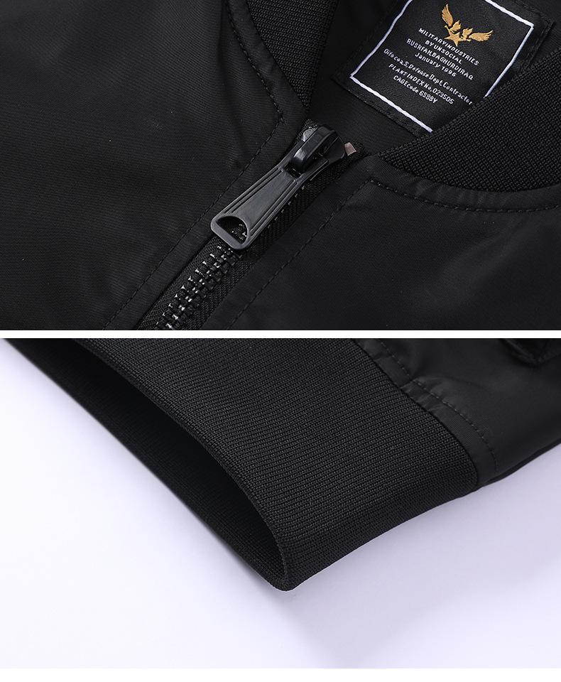 Men's 2026 Autumn/Winter Bomber Jacket: Tough Guy Air Force MA1 Pilot Style