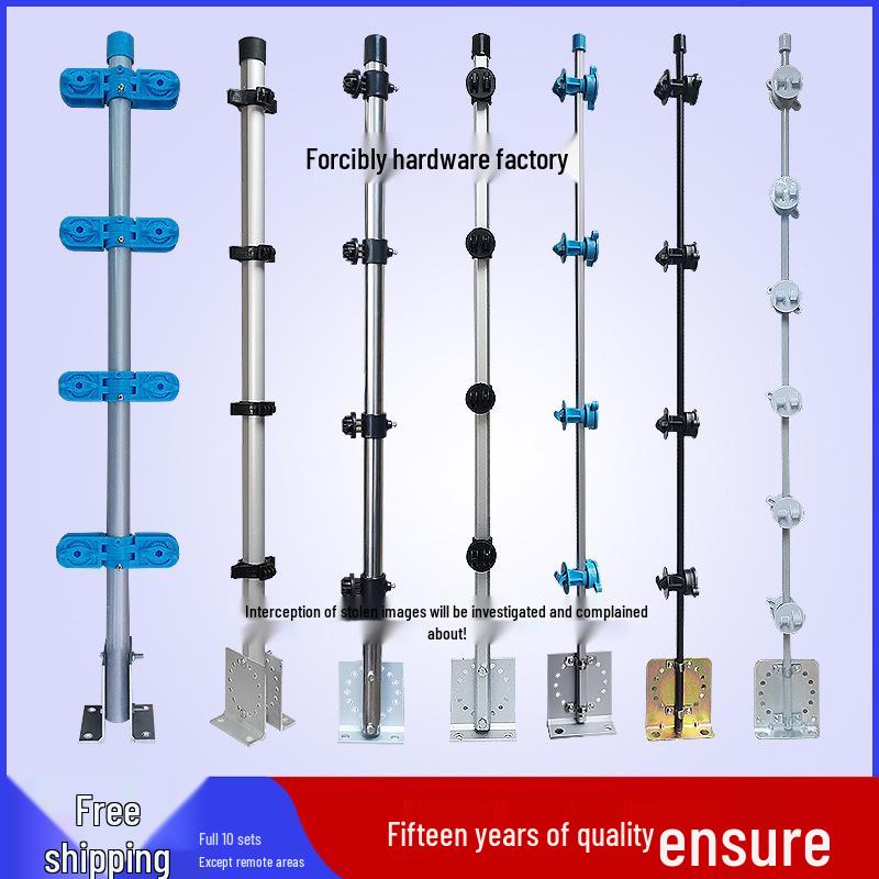 Pulse Electric Fence Kit with Grid Support and Aluminum Alloy Terminal Posts (10 Sets)