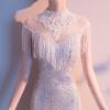Banquet Evening Dress Dress Women's 1011 New Temperament Sequined Aura Queen Annual Meeting Host Long Fishtail Thin