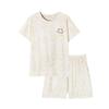 Factory Women's Pajamas Summer Cotton Short-sleeved Shorts Set New Year's Simple Casual Thin Loungewear