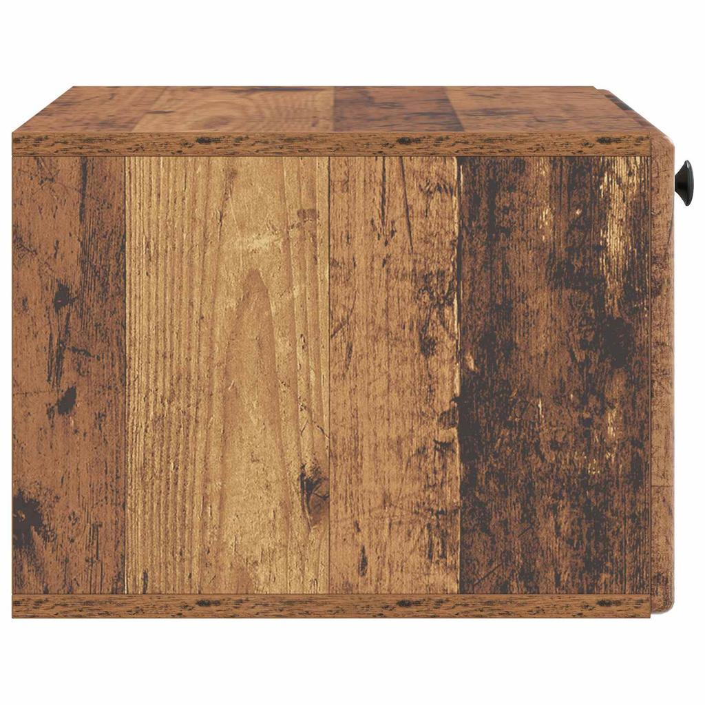 Wall Mounted TV Cabinet 59.5 x 41 x 30 cm Reclaimed Wood Look