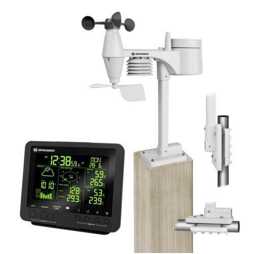Station météo - bresser - 5en1 - noir - électrique - avec sonde