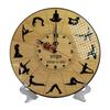 Yoga Clock, Wall Clock, Wall Clock, Swing Table Ornament Can Be Hung