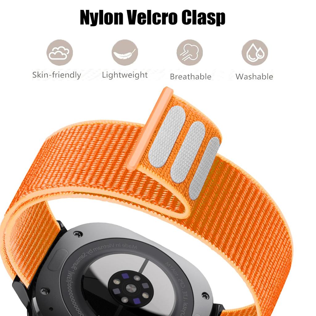 Band For Samsung Galaxy Watch 7 Ultra Strap 47mm smartwatch Accessories Sport Nylon Loop bracelet Galaxy watch 2026 Ultra 47 mm