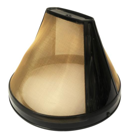Filtro de cafeteira reutilizável de aço inoxidável sobre filtro antiderrapante gotejador