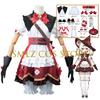 Spiel Hexe Klee Cosplay Kostüm Anime Impact Cosplay Lolita Kleid Anzug Frau Mit Hut Halloween Party Uniform Kleidung