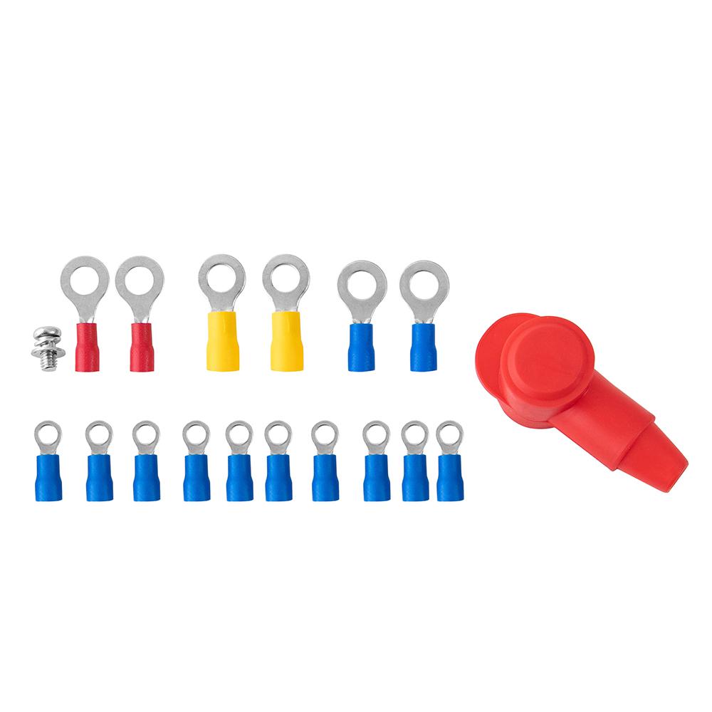 Red 12-Way Bus Bar for Auto, Marine