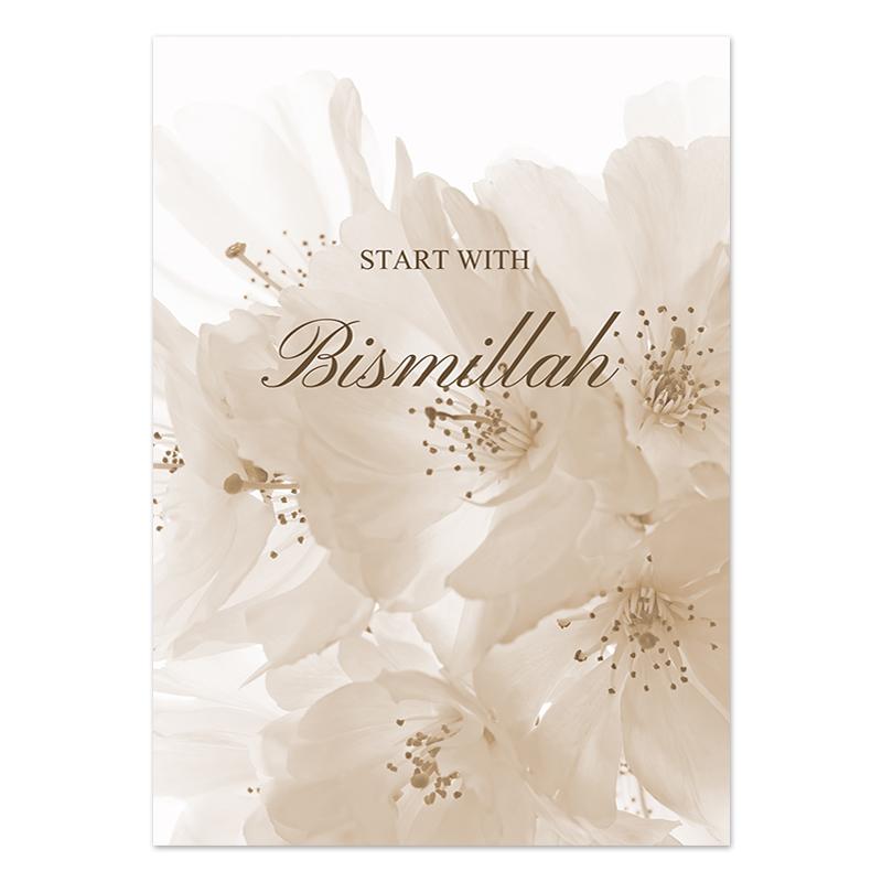 Islámské nástěnné umění Buliding Krajina Plakát Mešita Dveře Malba Květinové obrazy Tisk do obývacího pokoje Ramadan Decoration