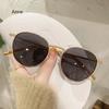 Round Shape Sunglasses Women Vintage Retro Style Alloy Matal Sunglasses Man Korean New Fashion Sun Glasses Women
