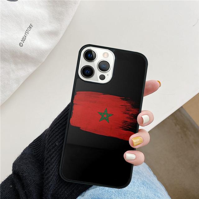 Morocco Flag Moroccan Unique Coque Shell For iPhone 17 Air 15 16 14 13 12 Pro Max 11 Pro Max Plus Phone Case Cover