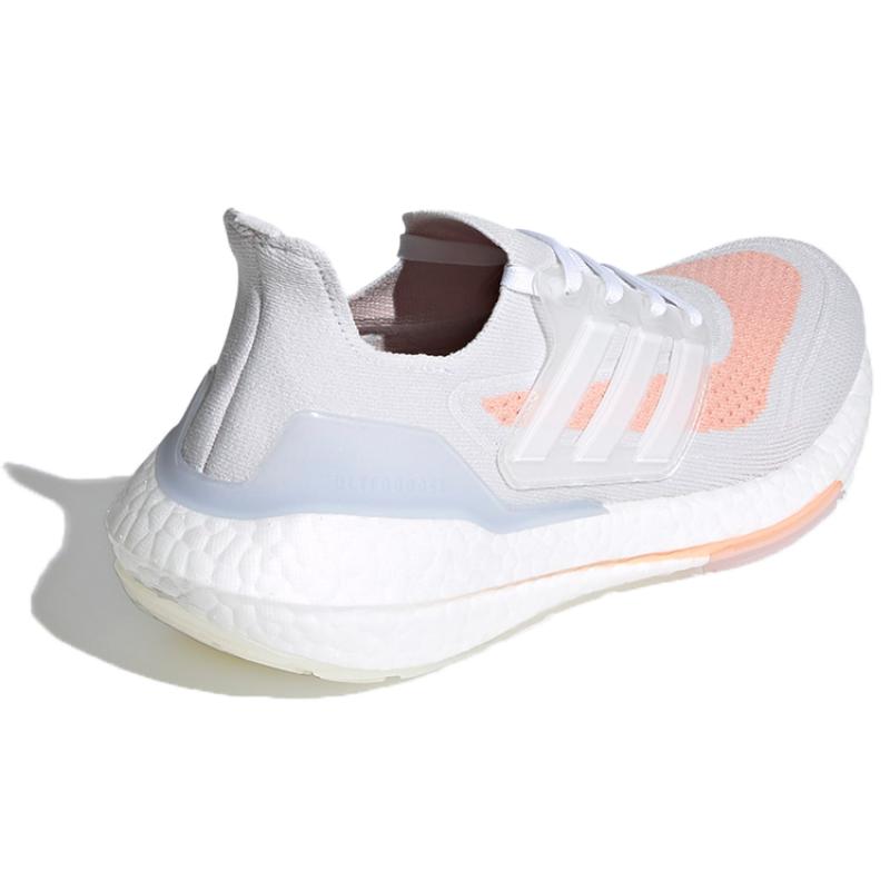 Adidas Ultra Boost 21 White Glow Pink Women's Sneakers FY0396