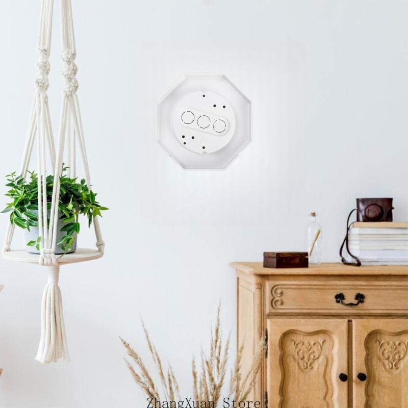 3XUF Außen-Elektroboxen für achteckige Leuchtenmontagen Inklusive Schrauben