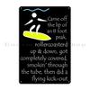 Its surfing Time Hawaii Vintage Ride The Wave Surfboard Ride Metal Wall Mural Plaques Customized Pub Decoration Tin Sign Poster