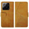 IDEWEI For Xiaomi 15 Case Leather Wallet Phone Cover Stand Calf Texture