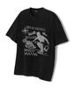 TRILLION Skateboard Pigment Graphic Short Sleeve T-Shirt (Black)
