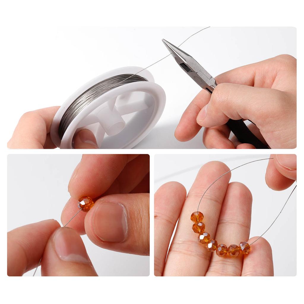 1040pcs/Box Alloy Accessories Kits Jewelry Findings Set Jewelry Making Tools Jump Rings Earring Hook Jewelry Making Supplies Kit