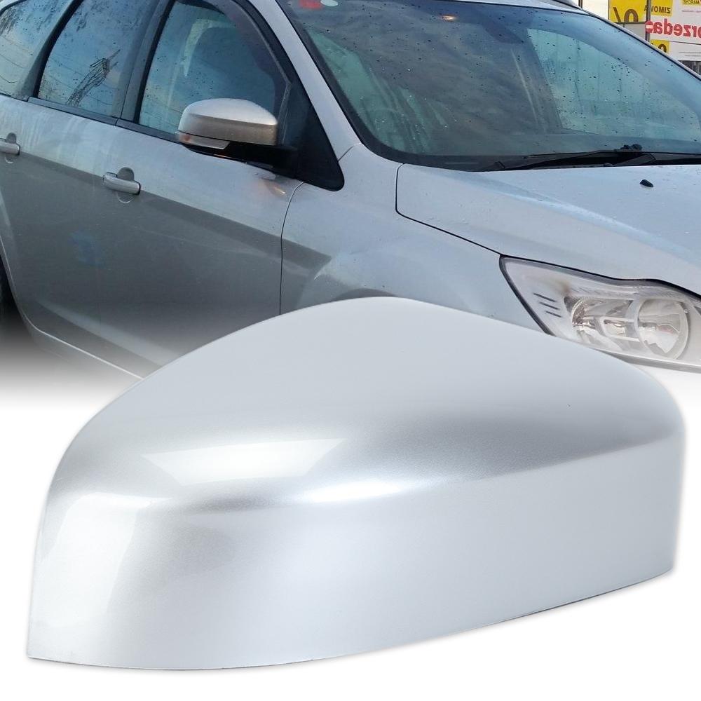 Side Rearview Mirror Cover For Ford Focus MK2 MK3 Mondeo 2008 2009 2010 2011 2012 2013 2014 2015 2016 2017 sliver covers cap