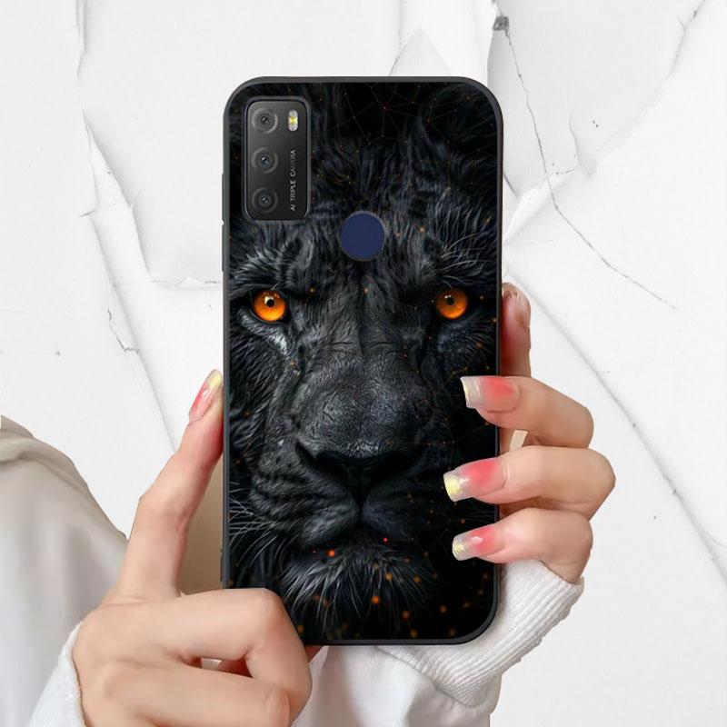 For Alcatel 1S 2021 Case 6025H 6025D Fashion Silicone Soft TPU Phone Cover For Alcatel 1 S 2021 1S(2021) Case Funda Coque Bumper