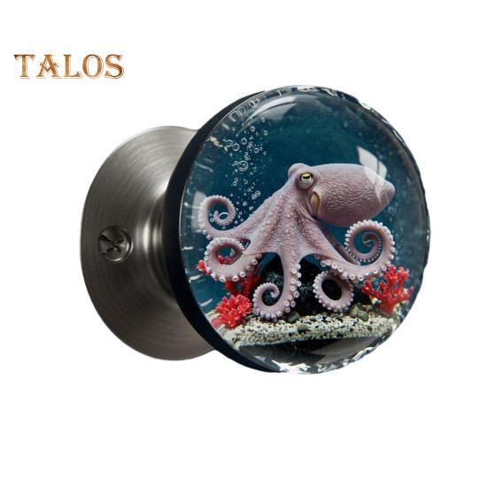 Decorative Door Handle High Durability Simple Installation Nature-Inspired Transparent Doorknob Cabinet Pull