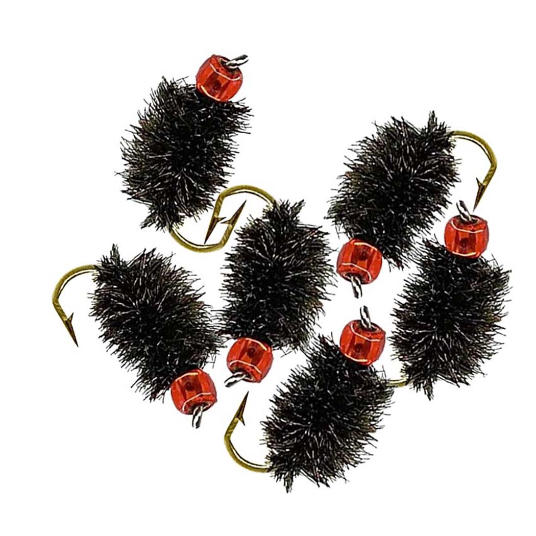 5/10 шт. нимфа Scud Fly Bug червь форель рыболовные мухи искусственные насекомые — фото 5