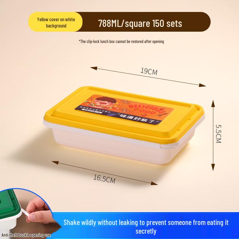 Disposable Plastic Takeaway Food Containers