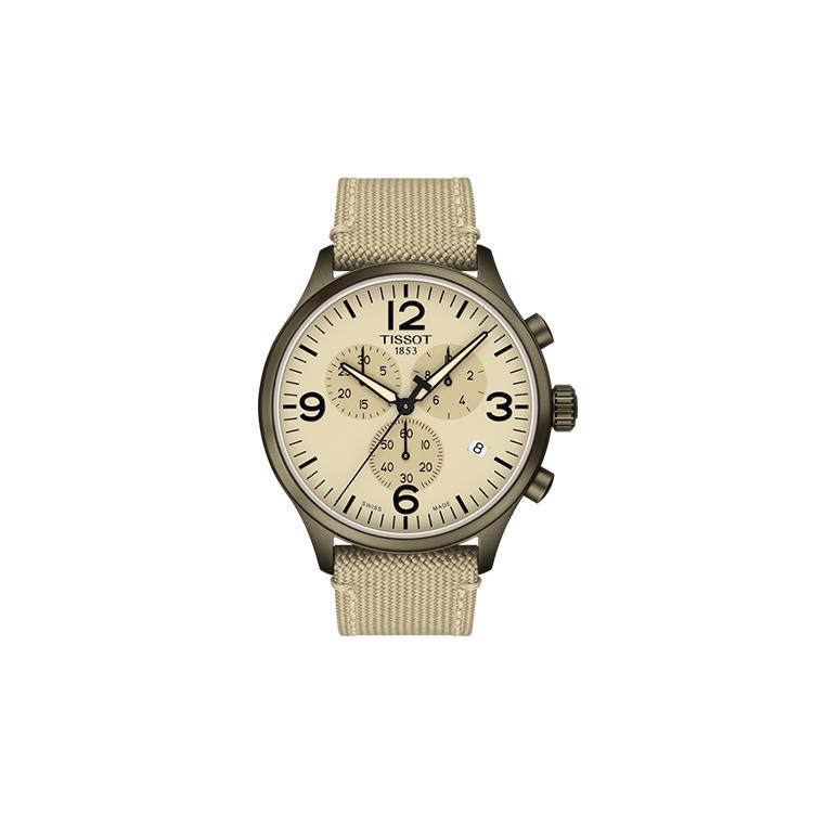 TISSOT Soko Collection Quartz Movement 100m Water Resistance Men s Watch 45mm Yellow Watch Dial T116.617.37.267.01 Ivory Watch Dial