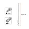 1/2/3pcs Ball End Hex Screwdriver Bit Set  1.5/2/2.5/3/4/5/6/8/10mm Size 1/4" Hex Shank 100mm (4") Long Magnetic Ball Head Bits
