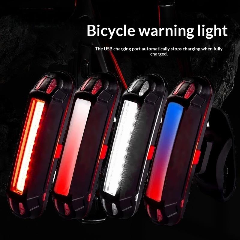 Enhanced Visibility USB Rechargeable LED Bike Rear Light Perfect for Night Riders