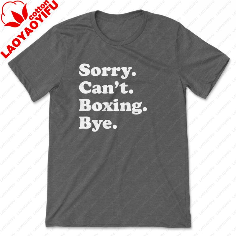 Funny Boxing TShirt Gift Boxing Shirt for Unisex or Women I Love Sarcastic Boxer Shirts Graphic T Shirts Women Clothing Gothic Top