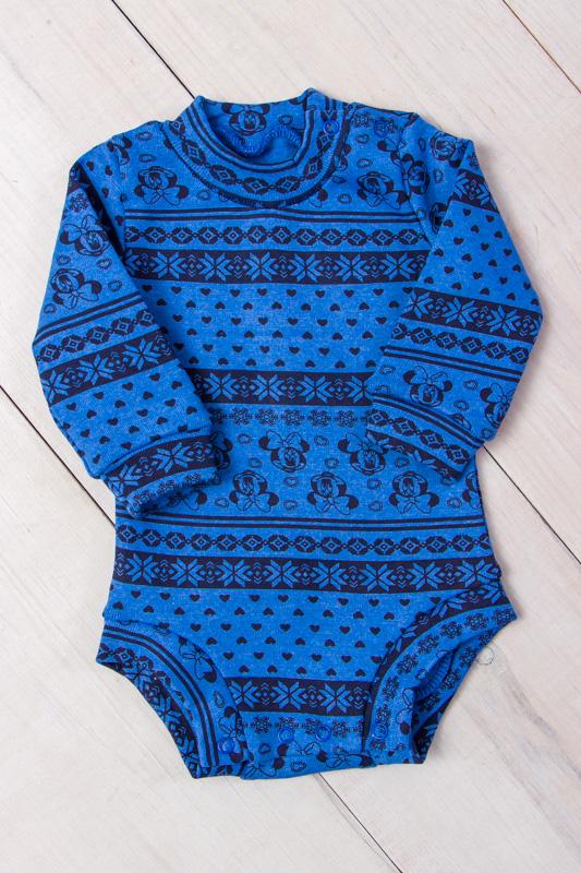 

Боді для дівчинки – М яка тканина та довгі рукави, Зручний та практичний, Демісезонний, 9511-063-5 HC 56 джинсовий синього кольору