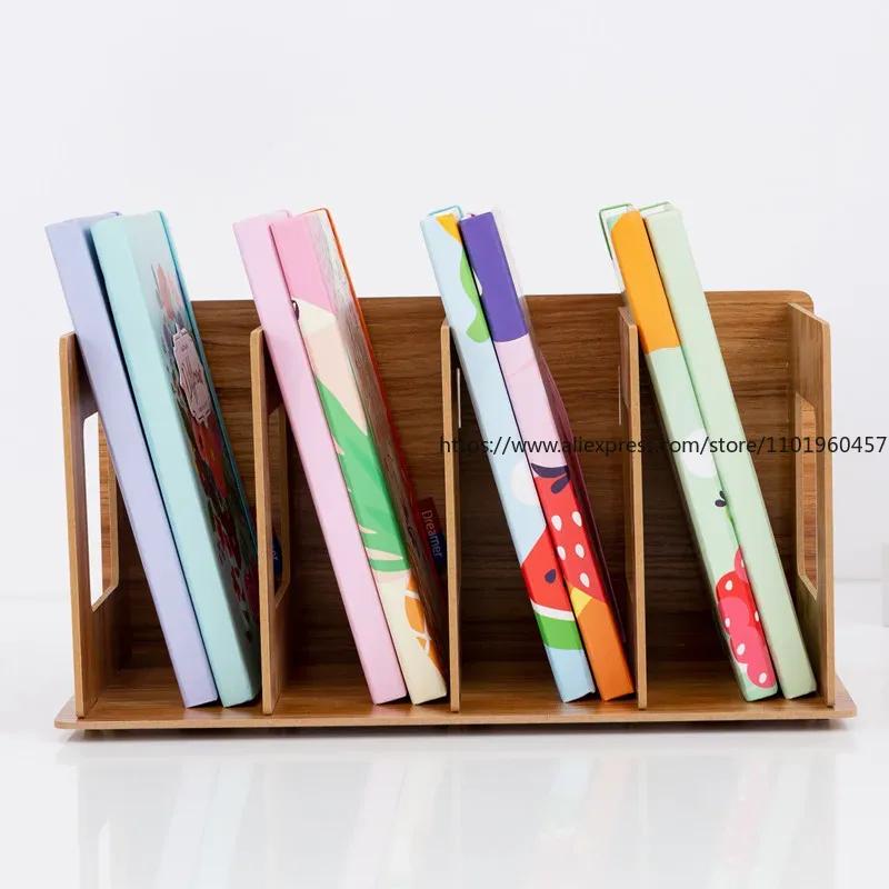 Desktop Storage Shelf with DIY Creative CD and DVD Rack for Home and Office