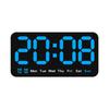 Large Screen Dual-Use Wall Clock with Temperature and Alarm Functions for Living Room (Model 6638)