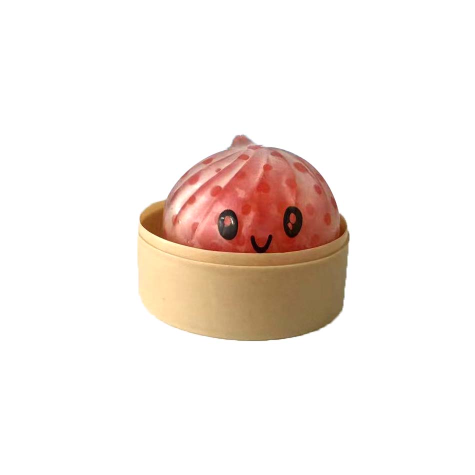 Dumpling Pressure Dumpling Squishies Cute Colorful Bun Toy Slow Rising Stress Relief Fidget Toy For Kids Adults Anti-Anxiety Gif
