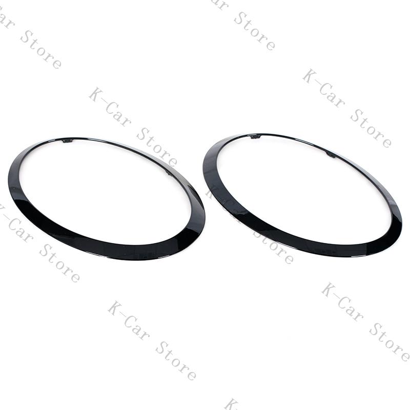 4pcs Front/Rear Lamp Frame Headlight Cover Trim Ring For MINI COOPER F55 F56 F57 2014-2025 Car Accessories 51137300631