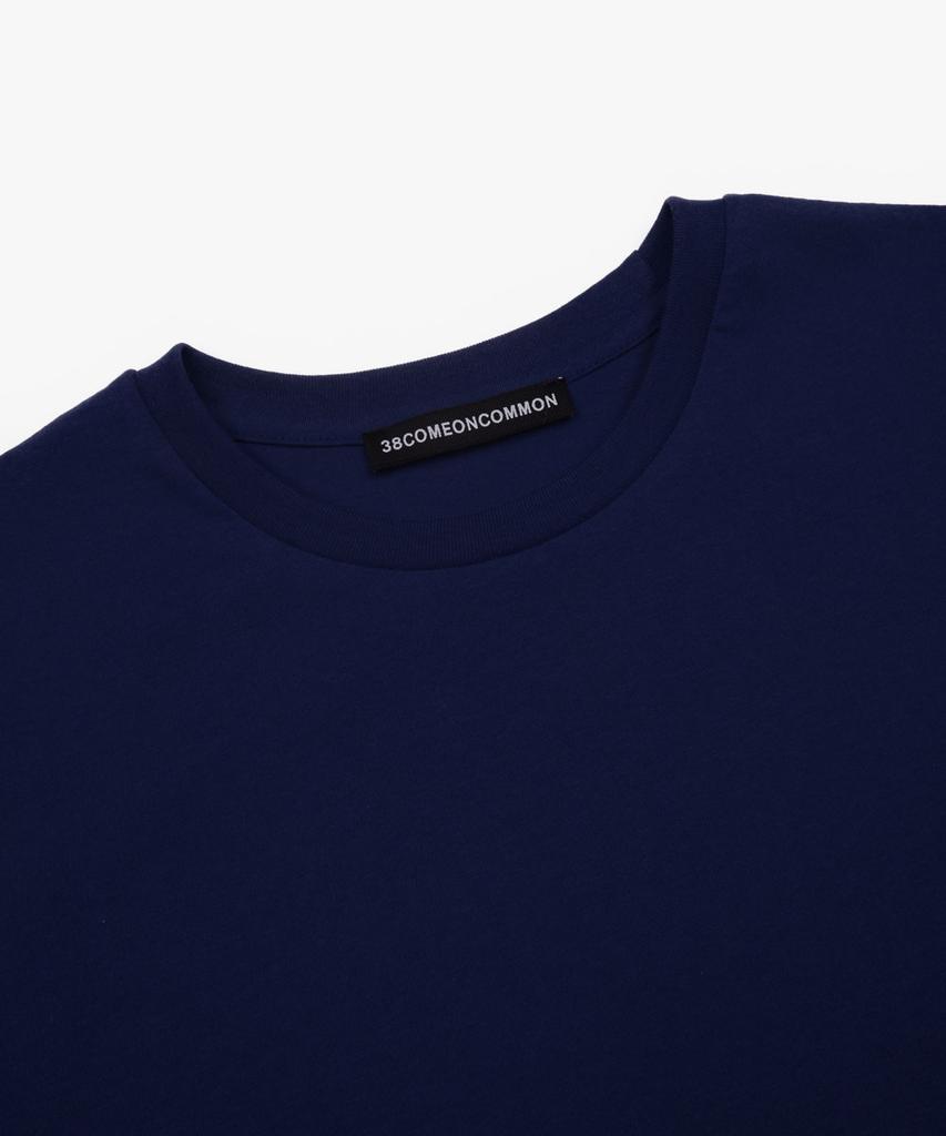 38COMEONCOMMON Regular Cotton T-Shirt (Indigo)