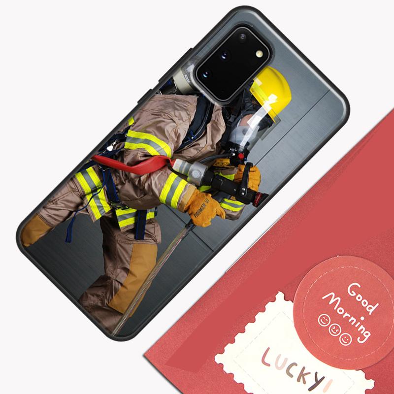 Firefighter Heroes Fireman Phone Case For Samsung Galaxy S26 S25 Ultra S20 S21 S22 S23 S24 S10 Plus S25 FE Cover Shell