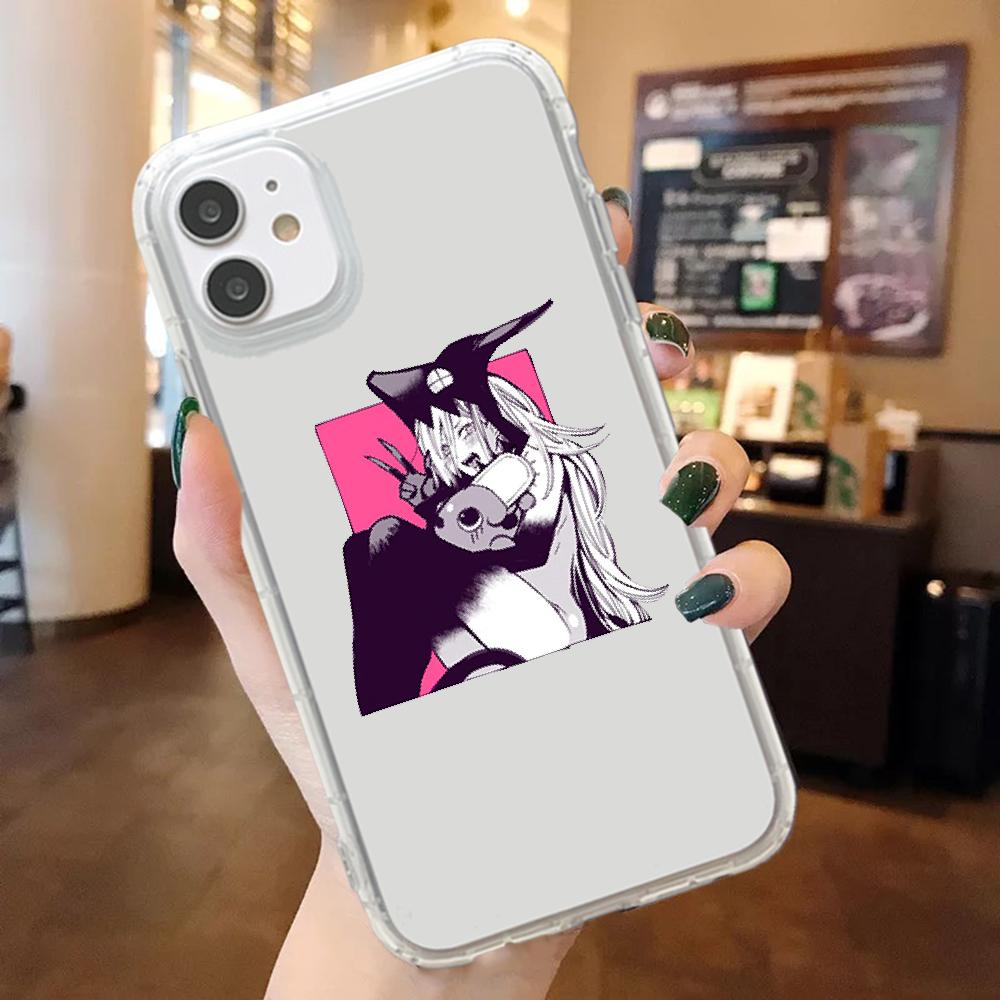 Anime Chainsaw Man Phone Case For iphone 5 5s se 2 6 6s 7 8 12 mini plus X XS XR 11 PRO MAX transparent painting cover soft