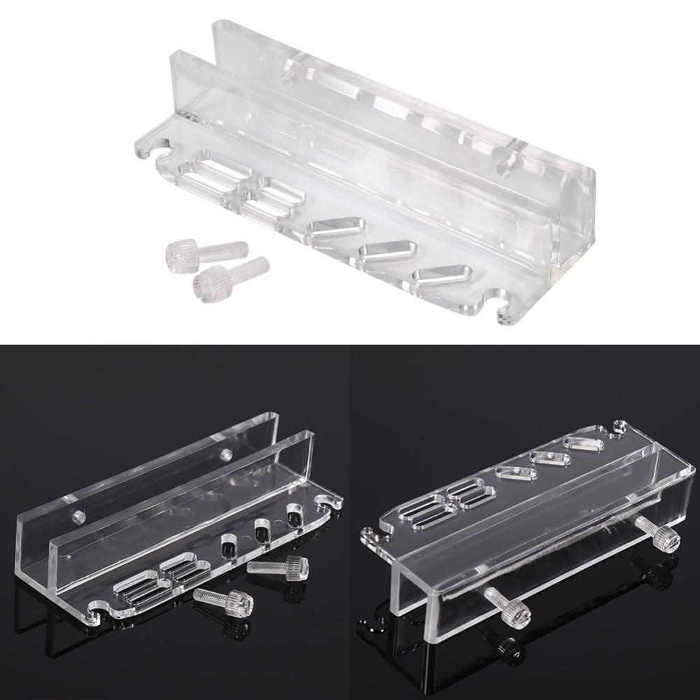 Multicompartments Design Aquarium Tool Holder Acrylic Scraper Spatula Storage Rack Tool Storage