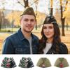 Fashion Red Star Badge Soviet Style Garrison Cap Green Cosplay Pilot Cap Stage Performances Russian Cap For Man Women Unisex