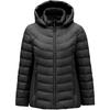 Tanboer Women's Lightweight Short Down Jacket with Detachable Hood TD236256
