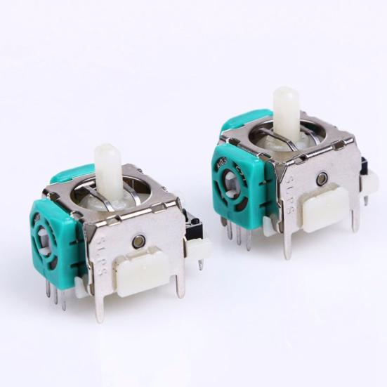 2Pcs Replacement 3D Analog Game Joystick Repair Accessory for PS2 PS3 X-BOX 360