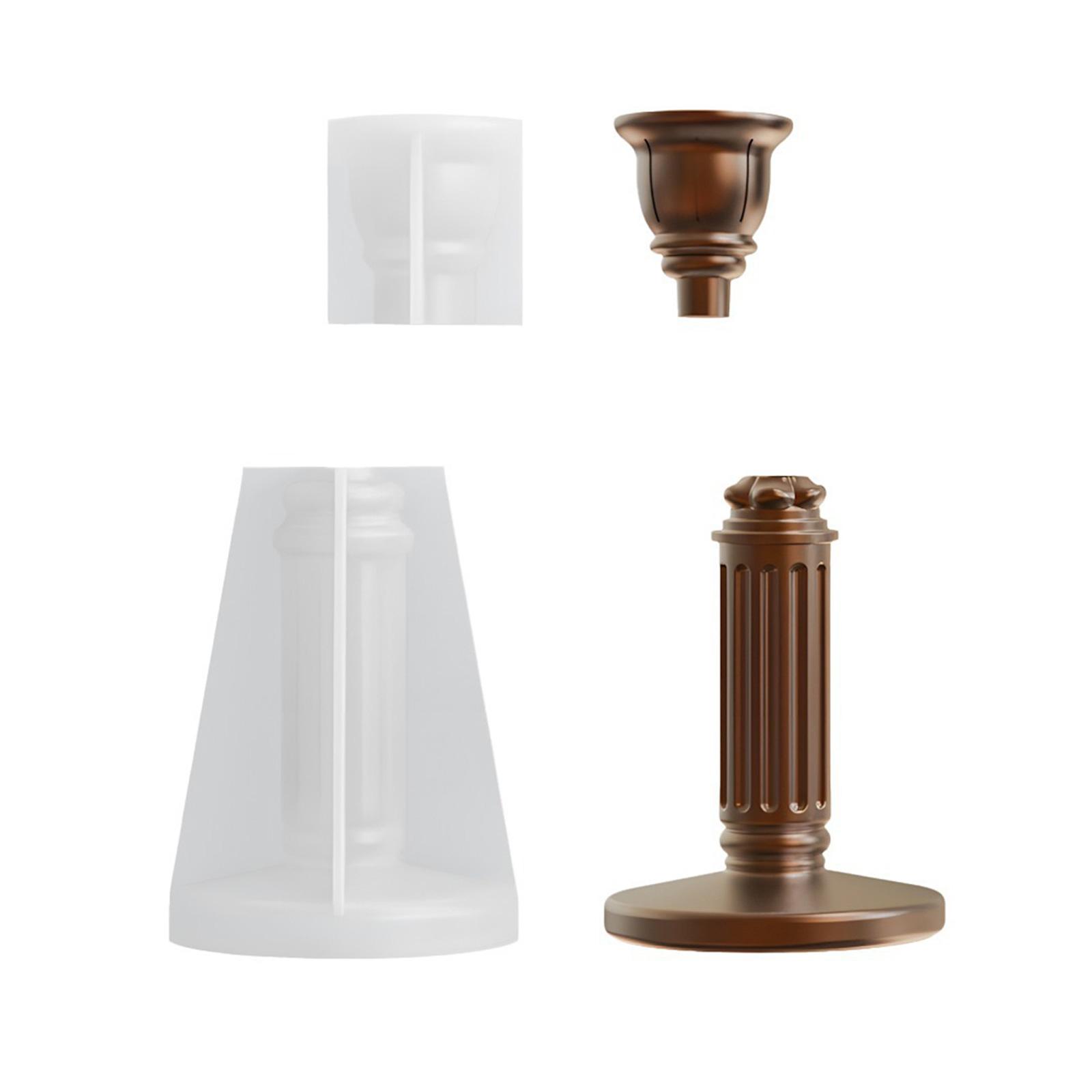 

Multi Purpose European Candle Base Mold Food Grade Silicone For Crafting Candle Resin Decors And DIY Gifts