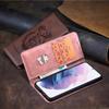 Luxus 3D Tier Leder Handy Brieftasche Hülle Buch Ständer Für iPhone 17 16 Pro Max Samsung Xiaomi Redmi Note 14 Honor Oppo Magnetischer Kartenhalter Klapphülle