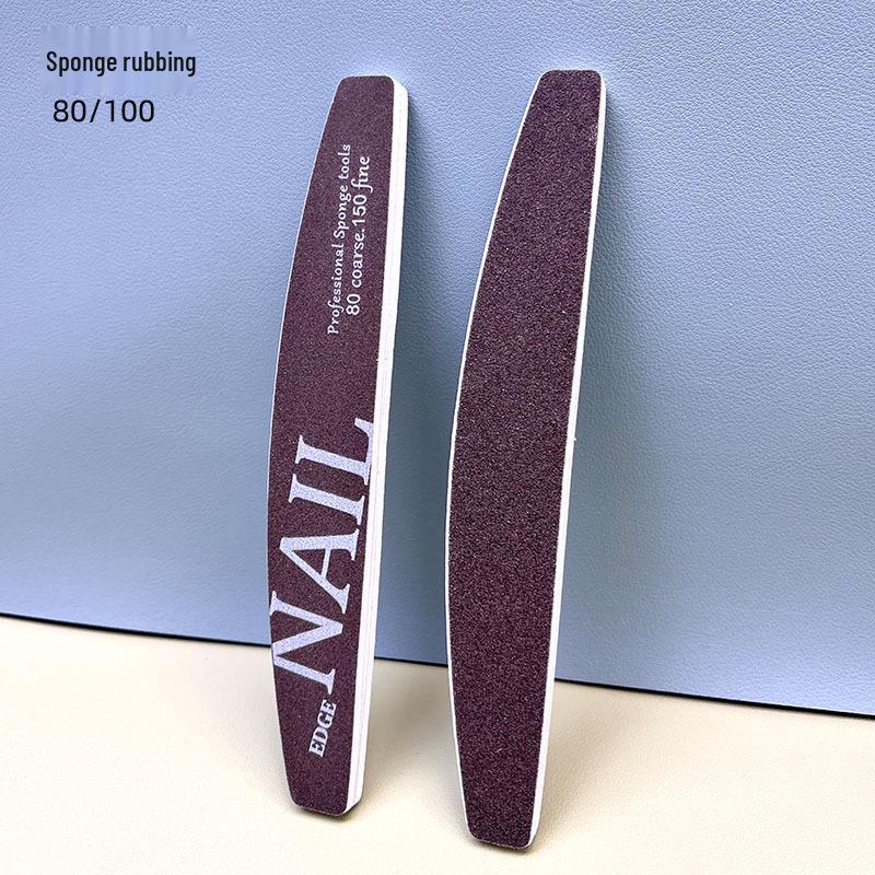 

Маникюрный набор, который можно мыть: Шлифовальные полоски для ногтей, полировальные полоски и пилочка-губка Half-moon sponge file (80/150)