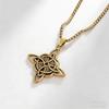 Trendy Crucifix Necklace Pendant Neck Chain Gift For Men With Chinese Artistic Touch In Multiple Metallic Finishes