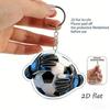 Schlüsselanhänger Anhänger, Fußball Torwart Handschuhe Ball Design Schlüsselanhänger, Schlüsselhalter Realistisches Sport Zubehör für Fans Rucksack